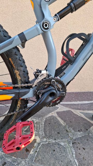 Used Scott Genius 740 2017 2017 Mountainbike, Light Gray, 27.5 — image 6 of 7