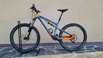 Used Scott Genius 740 2017 2017 Mountainbike, Light Gray, 27.5 — image 4 of 7