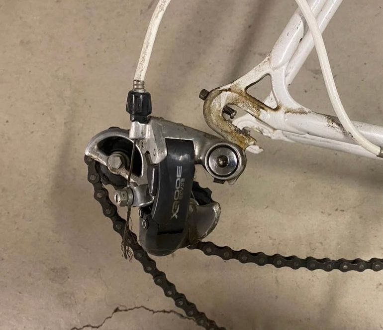 Gif Custom Shimano 105 2000 Road & Gravel usato, Bianco — immagine 2 di 3