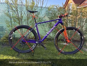 Used Canyon Exceed CF SLX CLLCTV 2024 Frameset 2024 Mountainbike, Purple, 29 — image 2 of 3