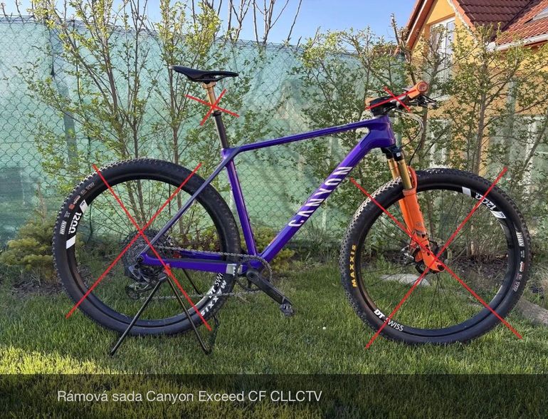 Gebrauchtes Canyon Exceed CF SLX CLLCTV 2024 Frameset 2024 Mountainbike, Violett, 29 — Bild 2 von 3