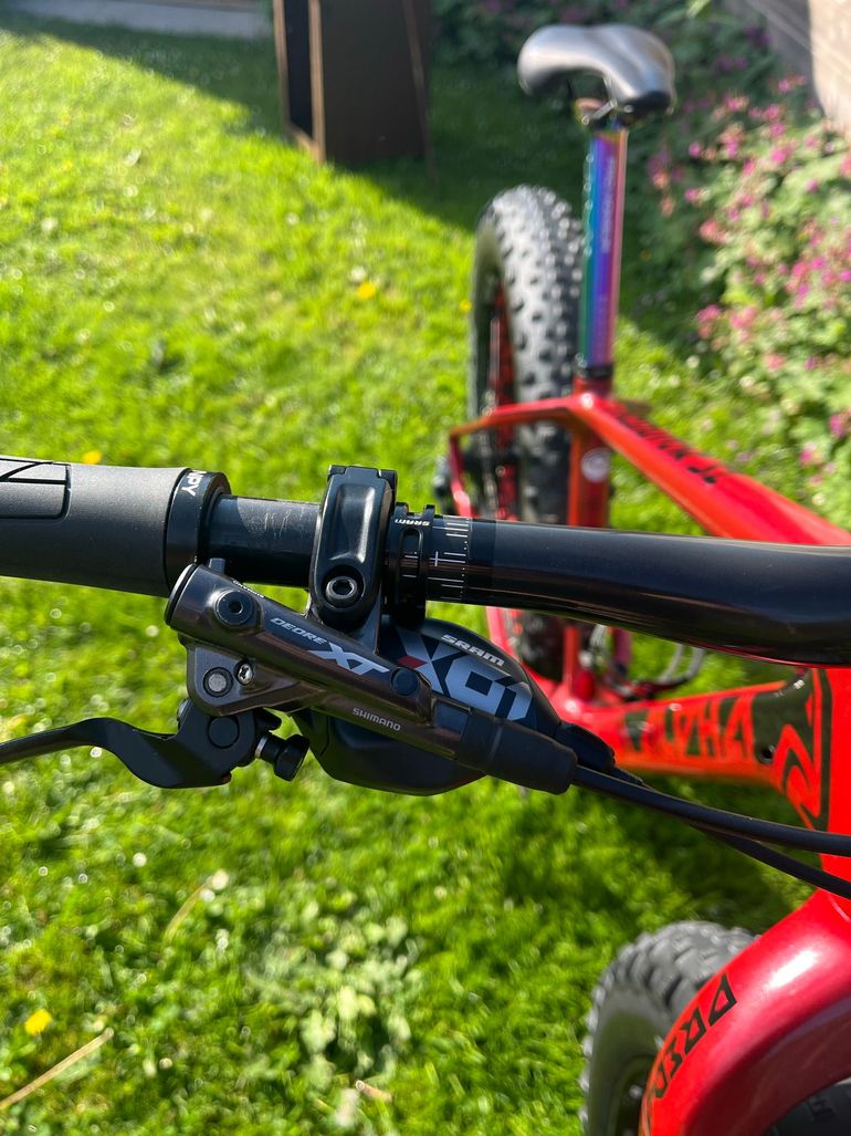 Gebrauchtes Alpha Bikes Custom SRAM XX1 Eagle 2022 Mountainbike, Rot — Bild 5 von 11