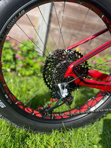 Used Alpha Bikes Custom SRAM XX1 Eagle 2022 Mountainbike, Red — image 2 of 11