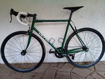 Used Vetta Custom Single Speed / Fixed Gear 2021 Road & Gravel, Green — image 2 of 10