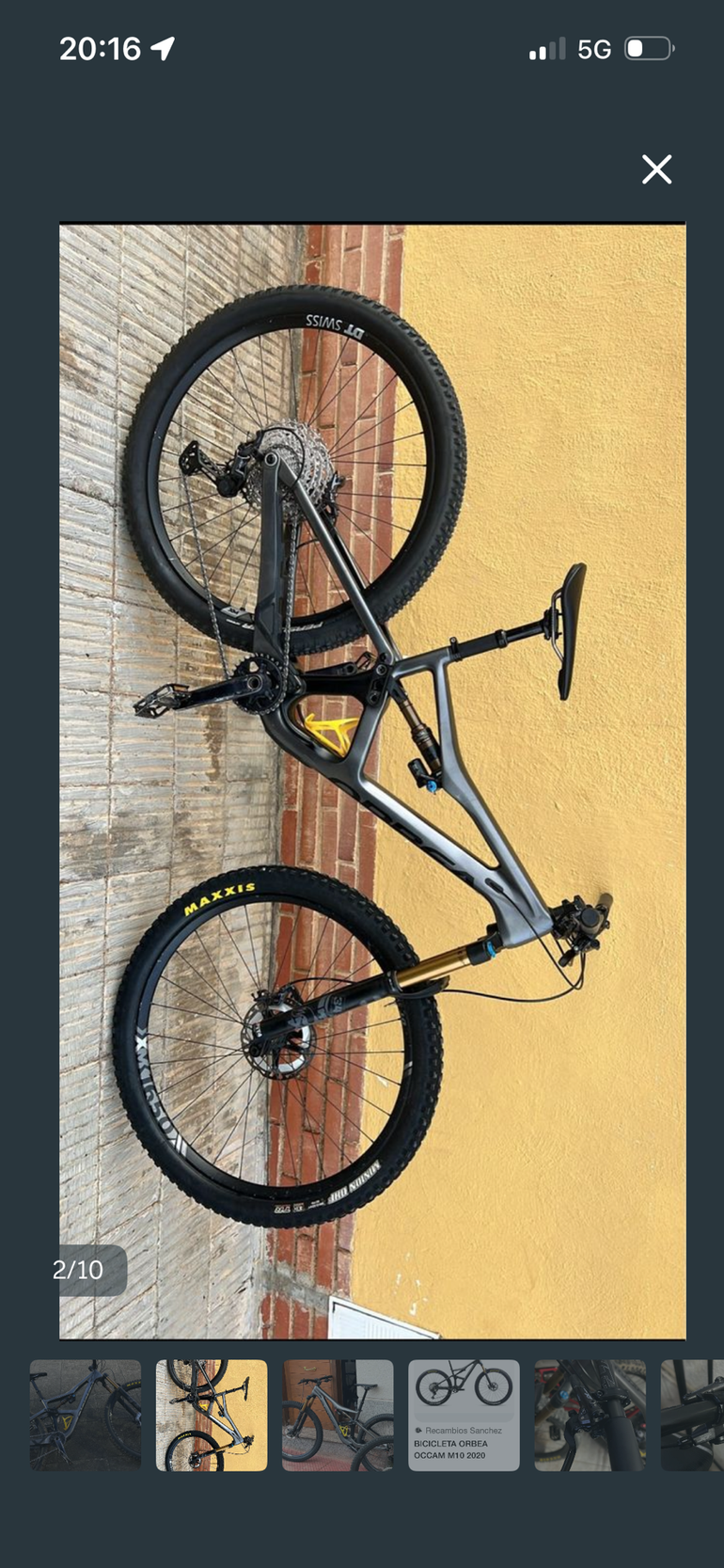 Brugt Orbea OCCAM M-LTD 2020 2020 Mountainbike — billede 3 af 3