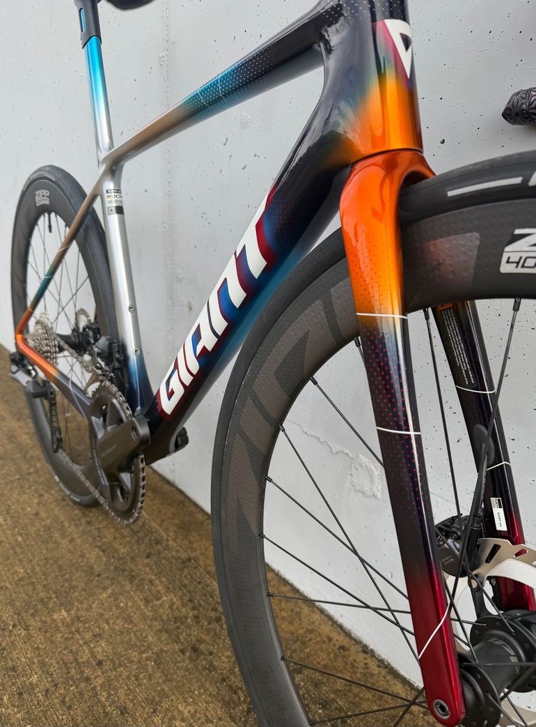 Gebrauchtes Giant TCR Advanced SL 1 2025 2025 Road & Gravel, Blau — Bild 3 von 7
