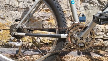 Used DECATHLON Custom Shimano SLX 1995 Mountainbike, Light Gray — image 4 of 7