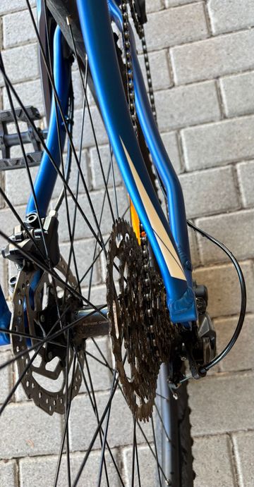 Used Merida Big nine Shimano Deore XT 2015 Mountainbike, Blue — image 3 of 8