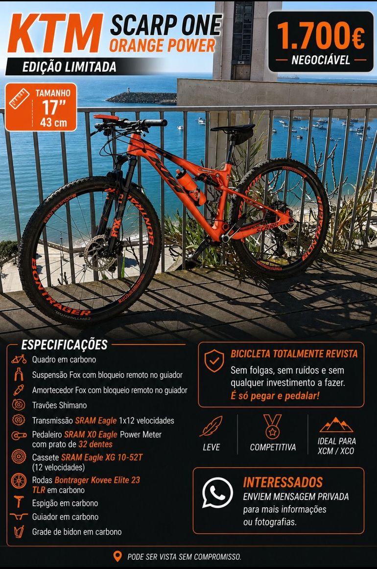 KTM Scarp Prime 2020 2020 Mountainbike usato, Arancione — immagine 6 di 14