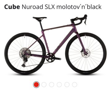 CUBE NUROAD, SLX 2026 2026 Road & Gravel usato, Viola — immagine 1 di 3