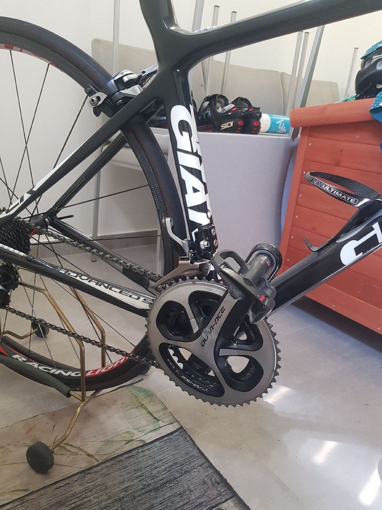 Giant TCR Advanced 1 2011 2011 Road & Gravel usato, Bianco — immagine 3 di 4