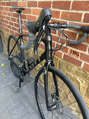 Gebrauchtes Scott Addict 20 disc 2021 2021 Road & Gravel, Blau — Bild 3 von 5