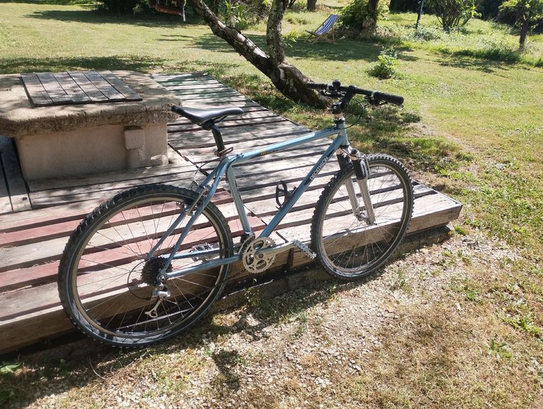 Used DECATHLON Custom Other Shimano - Mountainbike 1999 Mountainbike, Blue — image 2 of 6