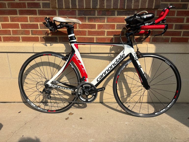 Used Cannondale Slice 105 2017 2017 Road & Gravel, White — image 2 of 5