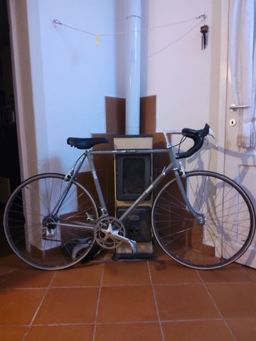 Used Cinelli Custom Campagnolo Record 1988 Road & Gravel, Light Gray — image 2 of 8
