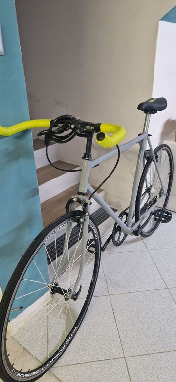 Used Fun Works Custom Single Speed / Fixed Gear 1980 Road & Gravel, Light Gray — image 4 of 8