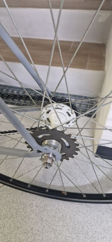 Used Fun Works Custom Single Speed / Fixed Gear 1980 Road & Gravel, Light Gray — image 2 of 8