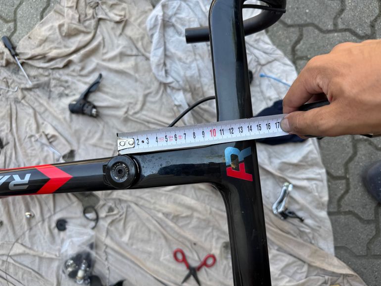 Gebrauchtes Roadman Razor Frameset 2019 Road & Gravel, Schwarz — Bild 27 von 28
