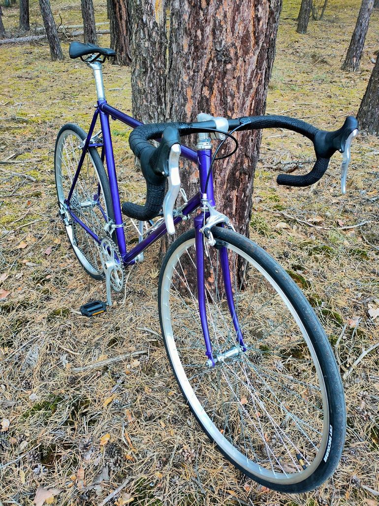 Used Hercules Custom Other Shimano 1990 Road & Gravel, Purple — image 4 of 8