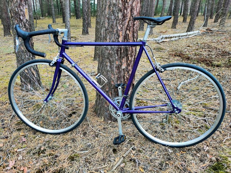 Used Hercules Custom Other Shimano 1990 Road & Gravel, Purple — image 2 of 8