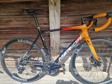 Merida SCULTURA TEAM-E 2021 2021 Road & Gravel usato, Arancione — immagine 2 di 10