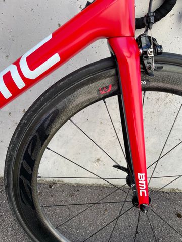 Used BMC Teammachine SRAM Rival eTap AXS 2017 Road & Gravel, Red — image 7 of 10