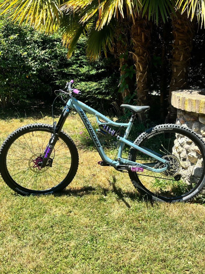 Brugt ROCKRIDER AM 100 S Full Suspension Mountain Bike - 29" 2020 2020 MTB