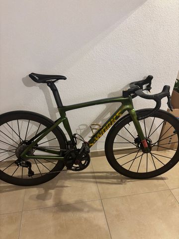 Used Specialized S Works Custom Shimano Dura Ace Di2 2020 Road & Gravel, Green — image 4 of 4
