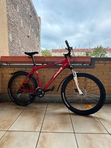 Specialized Hardrock Pro Disc 2008 2008 Mountainbike de segunda mano, Rojo — imagen 1 de 13