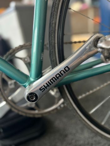 Gebrauchtes Bridgestone Custom Shimano Dura Ace 1995 Road & Gravel, Grün — Bild 8 von 12
