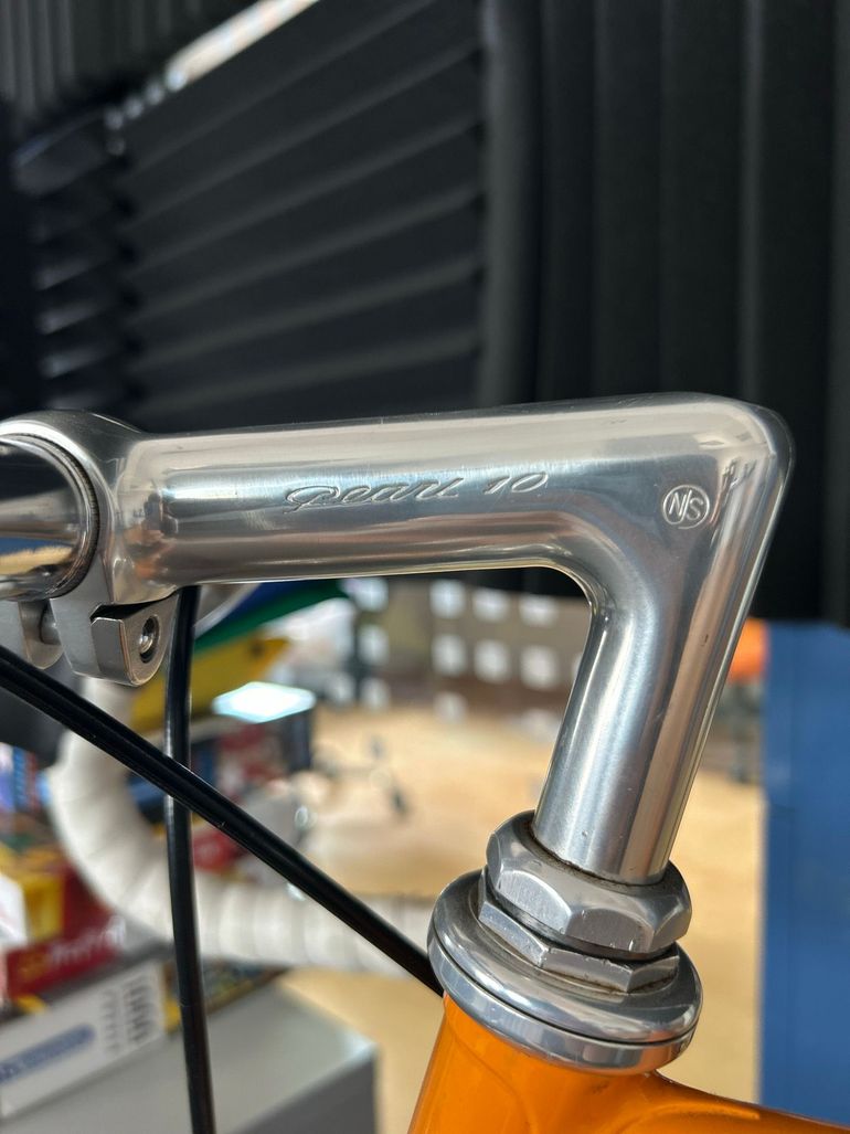 Gebrauchtes Bridgestone Custom Shimano Dura Ace 1995 Road & Gravel, Grün — Bild 11 von 12