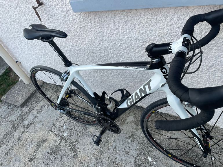 Giant Defy Advanced 1 2010 2010 Road & Gravel de segunda mano, Blanco — imagen 4 de 4