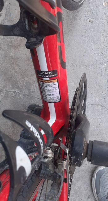 Used Cannondale Supersix Shimano Ultegra 2017 Road & Gravel, Red — image 7 of 8