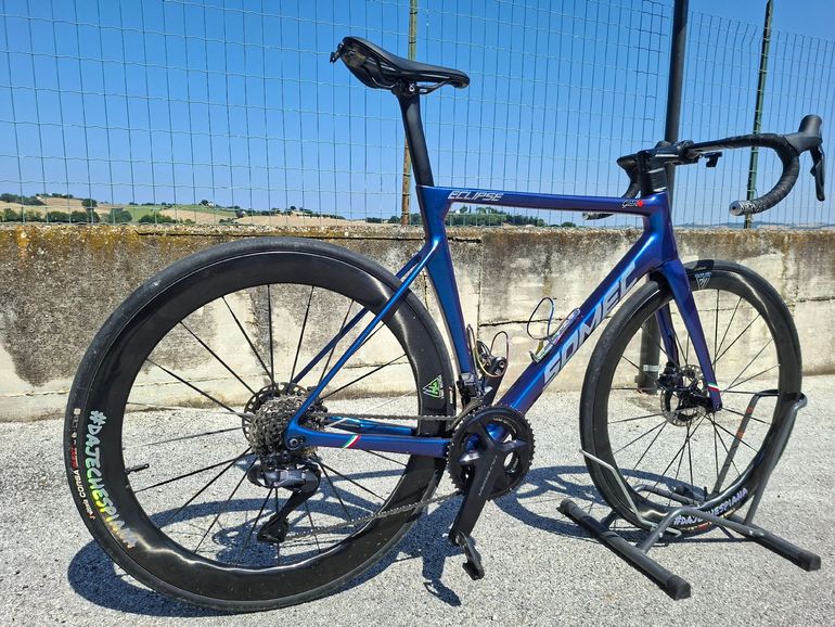 Somec Custom Shimano 105 Di2 2024 Road & Gravel de segunda mano, Azul — imagen 3 de 11