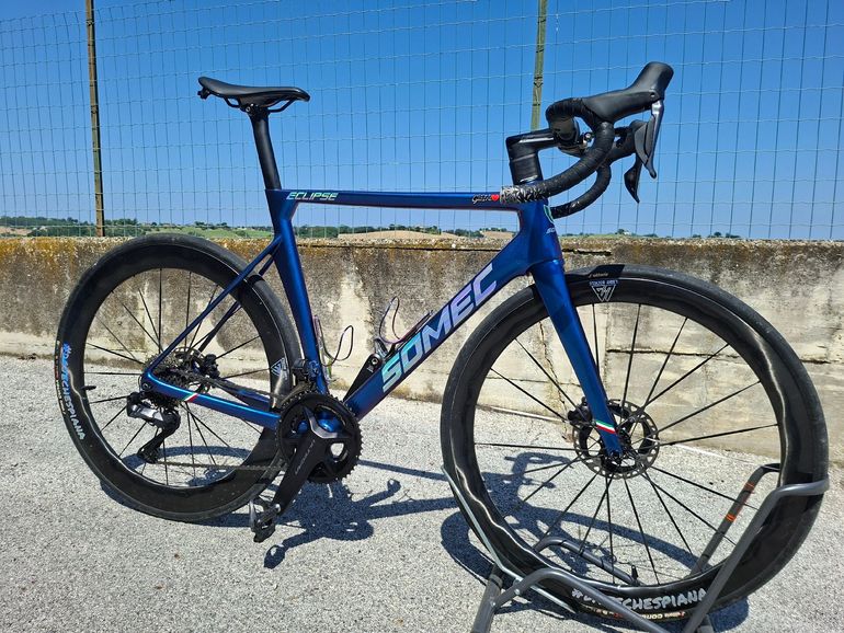 Somec Custom Shimano 105 Di2 2024 Road & Gravel de segunda mano, Azul — imagen 2 de 11