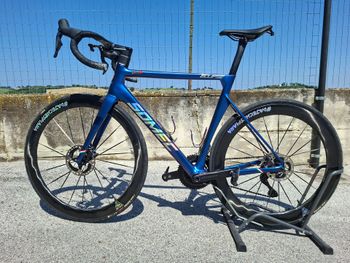 Somec Custom Shimano 105 Di2 2024 Road & Gravel de segunda mano, Azul — imagen 6 de 11