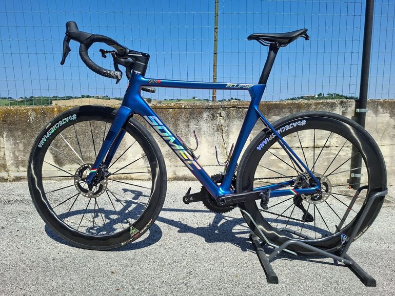 Somec Custom Shimano 105 Di2 2024 Road & Gravel de segunda mano, Azul — imagen 6 de 11