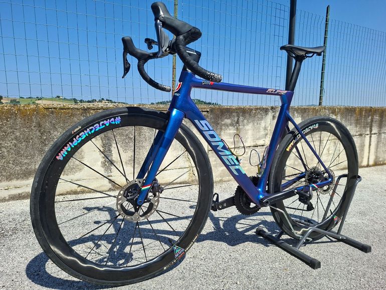 Somec Custom Shimano 105 Di2 2024 Road & Gravel de segunda mano, Azul — imagen 8 de 11