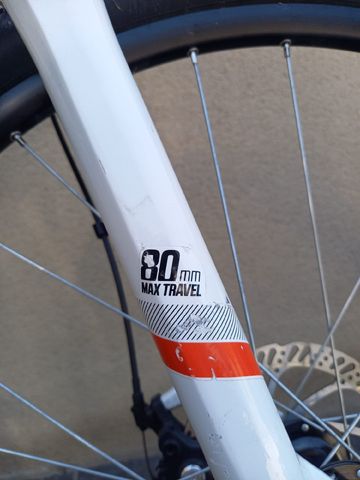 ROCKRIDER Touring Mountain Bike Frameset 2021 Mountainbike usato, Grigio chiaro — immagine 5 di 12