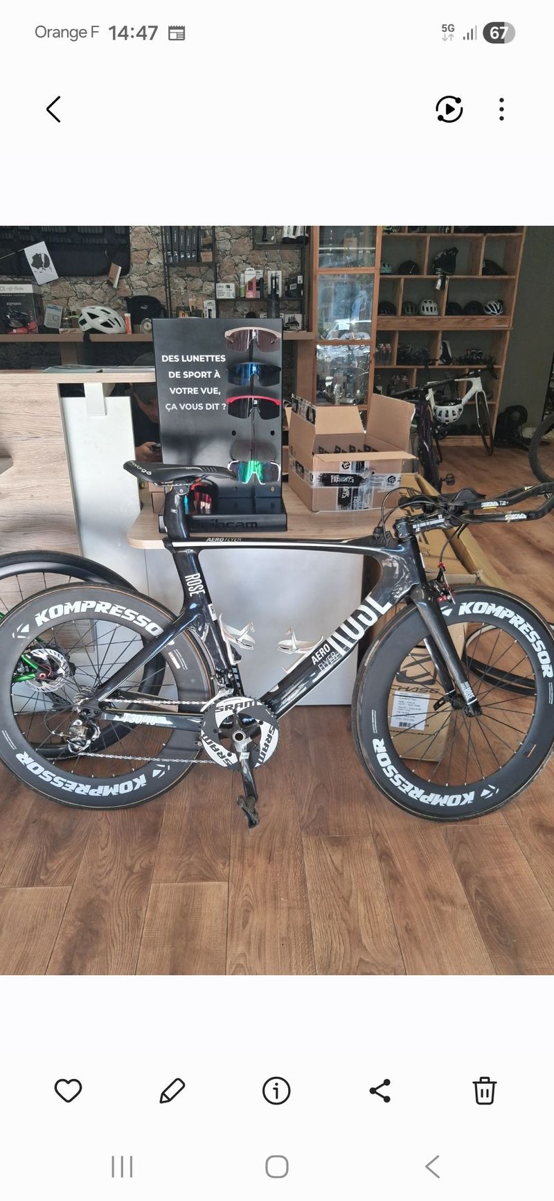 Used Rose AERO FLYER 2014 Road & Gravel