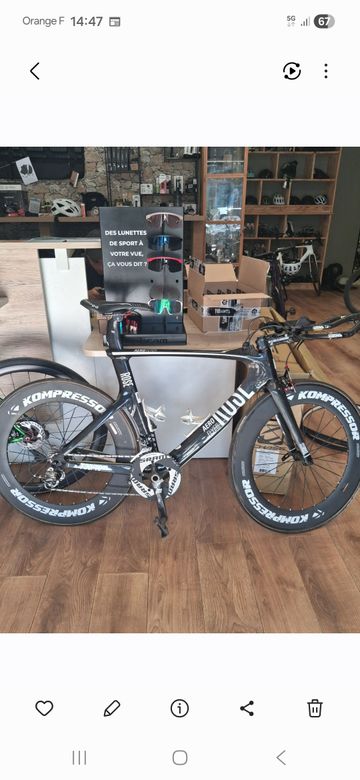 Gebrauchtes Rose AERO FLYER 2014 Road & Gravel, Schwarz — Bild 3 von 3