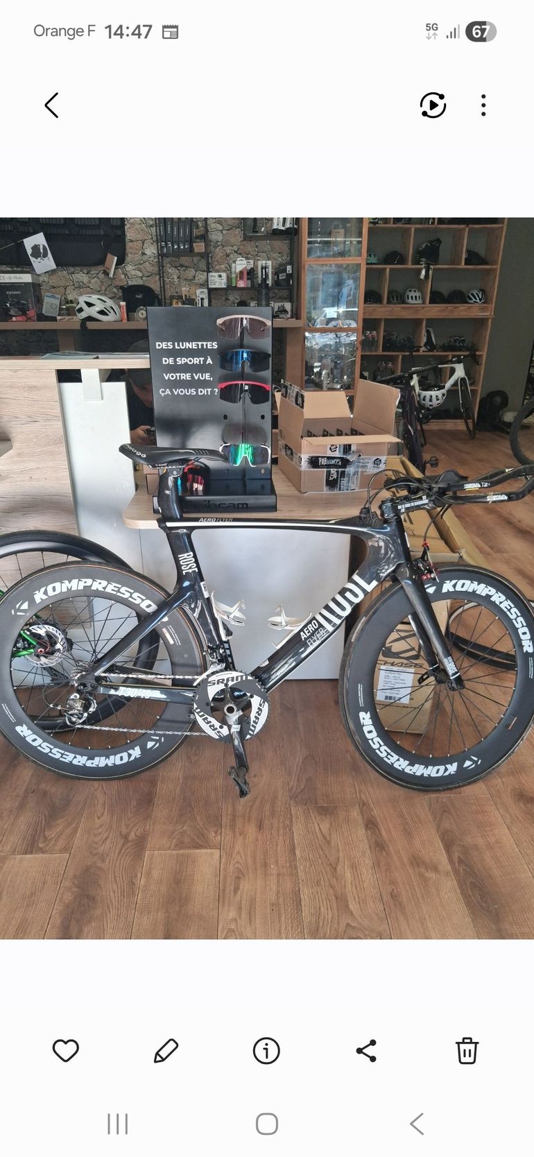 Brugt Rose AERO FLYER 2014 Road & Gravel — billede 3 af 3