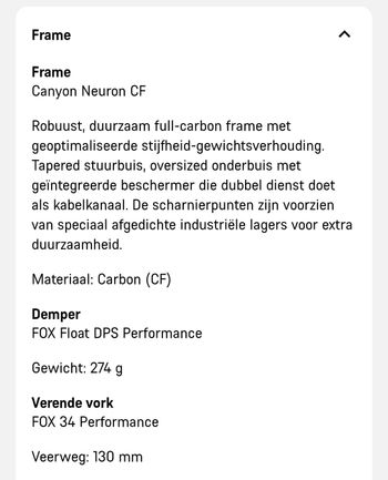 Canyon Neuron CF 9 2021 2021 Mountainbike de segunda mano, Gris claro — imagen 18 de 18