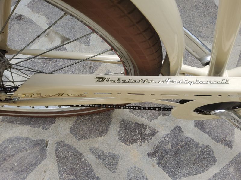 Used Bicicletta artigianale BI ART ruote larghe con borse praticamente nuova. Usata pochissimo BI ART Bicicletta Artigianale 2021 Urban & Touring