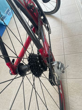 Used FRW Custom Campagnolo Veloce 2010 Road & Gravel, Red — image 4 of 6