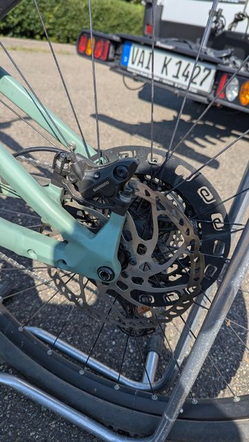 Gebrauchtes Focus Thron Shimano Deore XT 2021 Mountainbike, Grün — Bild 2 von 15