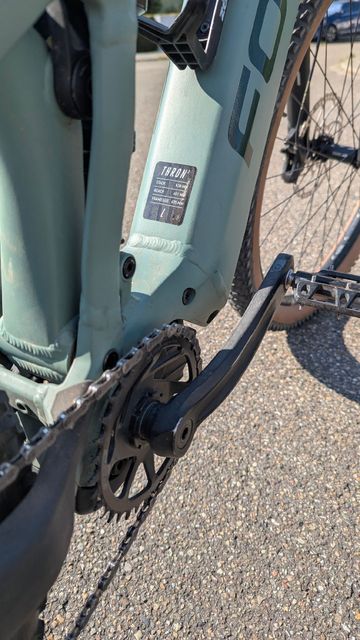 Gebrauchtes Focus Thron Shimano Deore XT 2021 Mountainbike, Grün — Bild 4 von 15