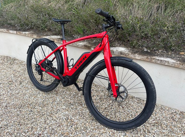 Used Trek Custom Shimano Deore XT 2017 Urban, Red — image 5 of 7