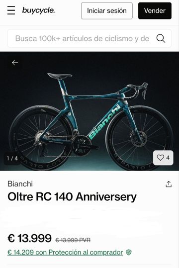 Bianchi Oltre RC - Team Replica 2026 Frameset 2026 Road & Gravel de segunda mano, Verde — imagen 13 de 14