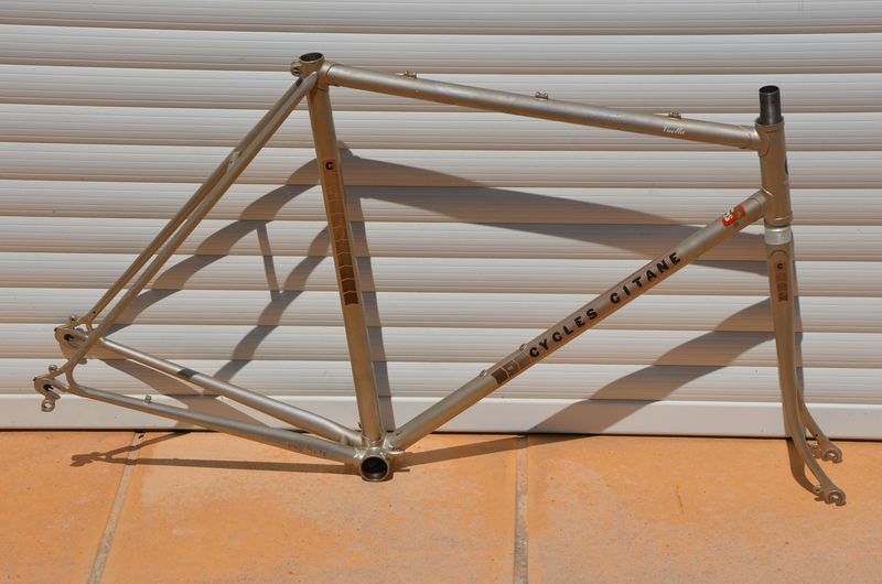 Gitane Vintage Gitane Vuelta Road Bike Frame And Fork Made From Super Vitus 971 Tubing. Frameset 1987 Road & Gravel usato